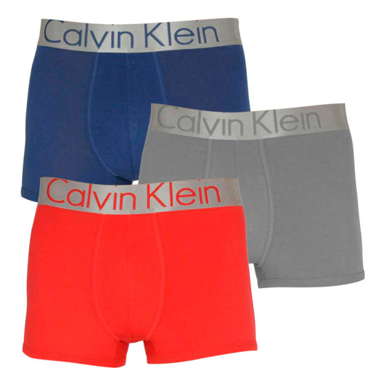 3PACK muške bokserice Calvin Klein višebojan (NB2453A-KHX)