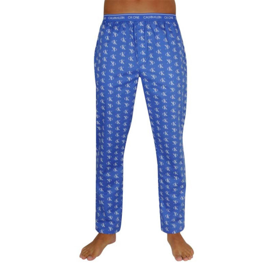 Muške hlače za spavanje CK ONE plave (NM1869E-J8W)