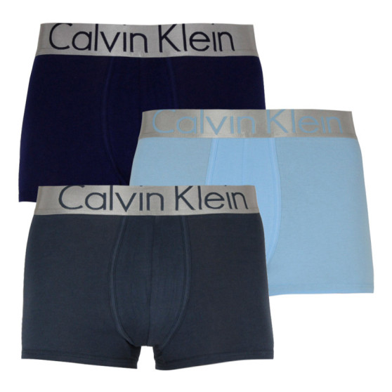 3PACK muške bokserice Calvin Klein višebojan (NB2453A-KHW)