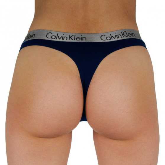 3PACK ženske tange Calvin Klein višebojan (QD3560E-T7W)