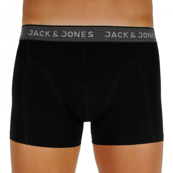 3PACK muške bokserice Jack and Jones crno (12127816 - asphalt)