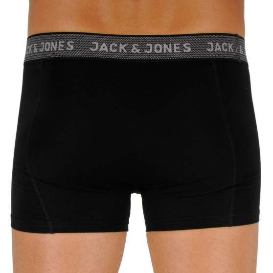 3PACK muške bokserice Jack and Jones crno (12127816 - asphalt)