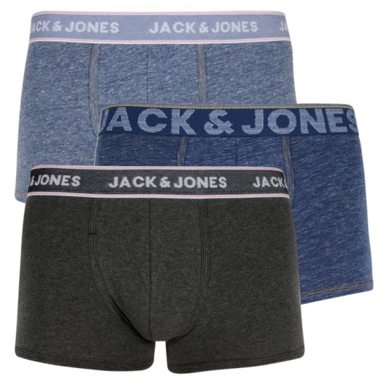 3PACK muške bokserice Jack and Jones višebojan (12168858)