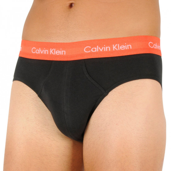 3PACK muške slip gaće Calvin Klein crno (U2661G-WHD)