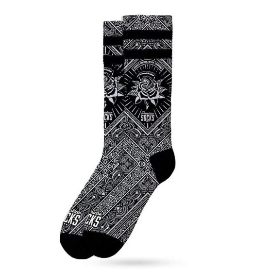 Čarape American Socks Bandana crna (AS134)