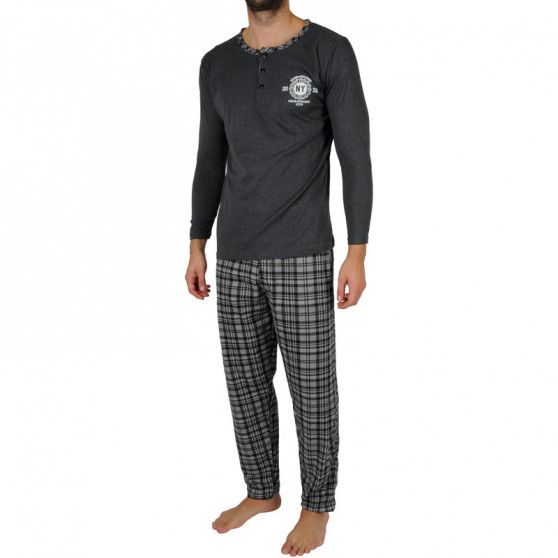 Muška pidžama La Penna tamno siva (LAP-K-18014)