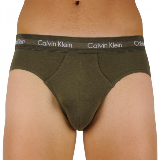 3PACK muške slip gaće Calvin Klein višebojan (U2661G-WHF)