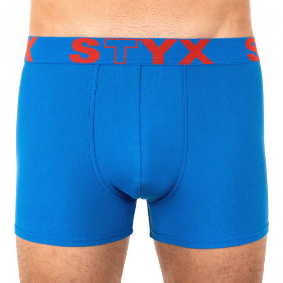 3PACK muške bokserice Styx sportska guma oversized plava (R9676869)