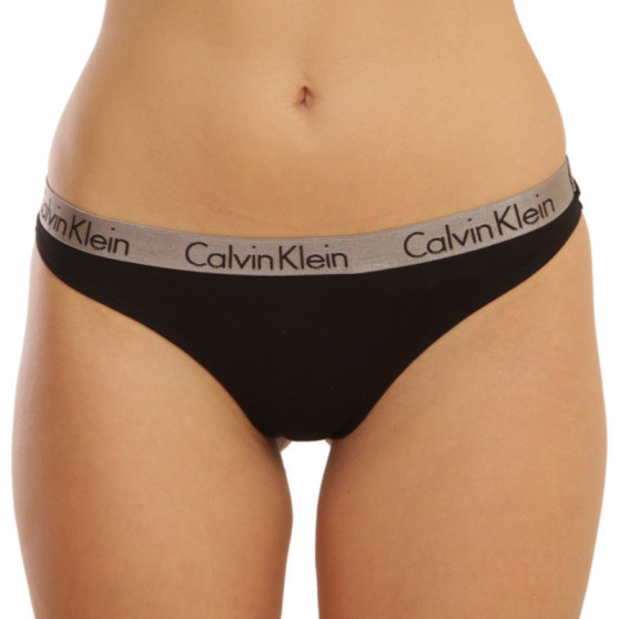 3PACK ženske tange Calvin Klein višebojan (QD3560E-W4Y)