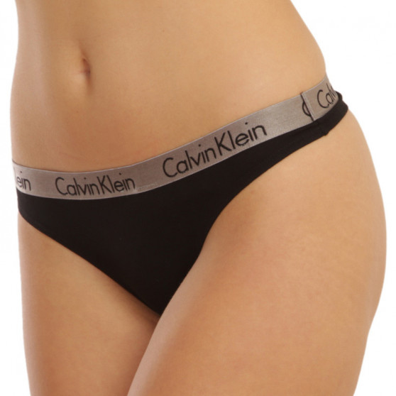 3PACK ženske tange Calvin Klein višebojan (QD3560E-W4Y)