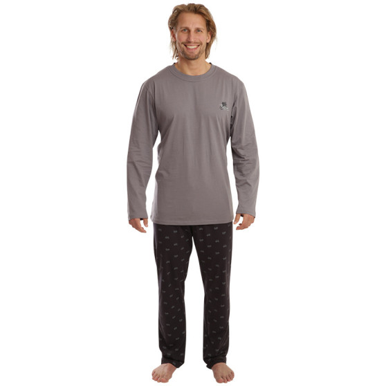 Muška pidžama Gino siva (79107)
