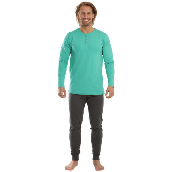 Muška pidžama Gino zelena (79115)
