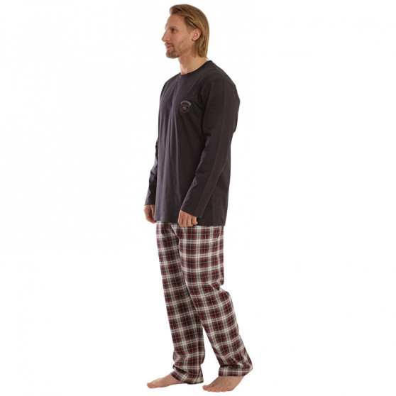 Muška pidžama Gino tamno siva (79111)