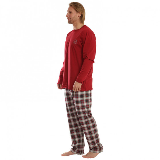 Muška pidžama Gino Crvena (79111)