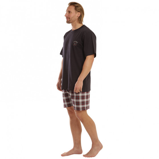 Muška pidžama Gino tamno siva (79112)