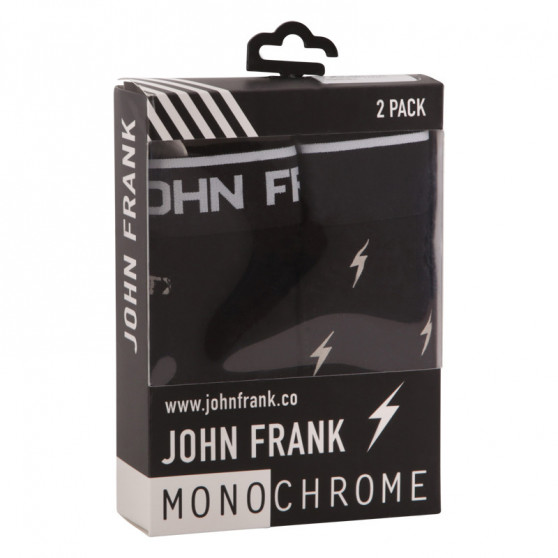 2PACK muške bokserice John Frank crno (JF2BMC08)