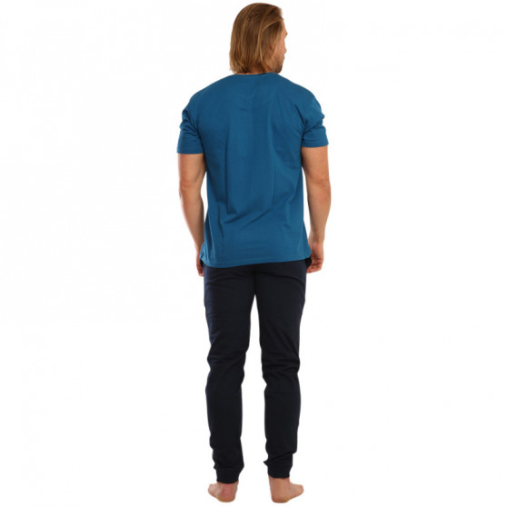 Muška pidžama Cornette Trkač 2 plavi (462/182)