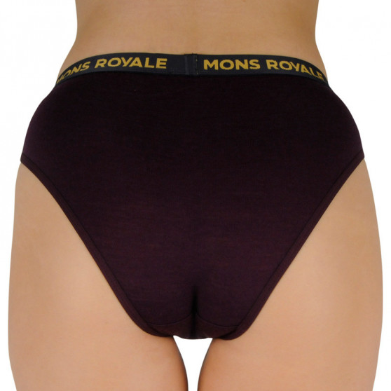 Žensko donje rublje Mons Royale bordo merino (100044-1169-648)