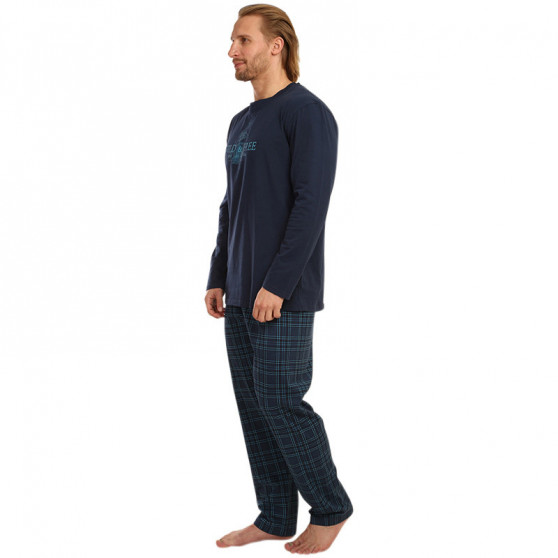 Muška pidžama Gino tamno plava (79121)