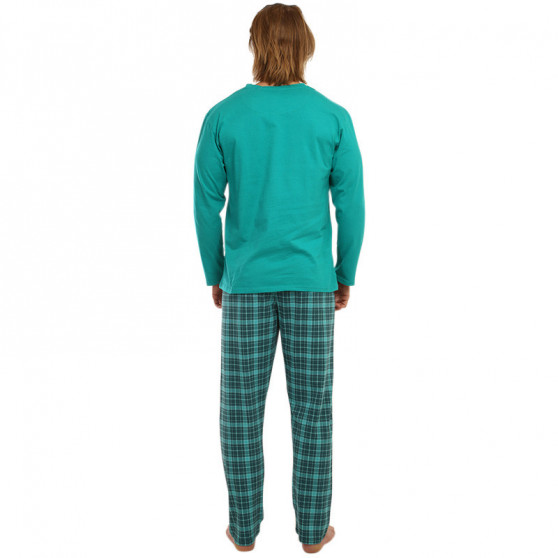 Muška pidžama Gino zelena (79113)