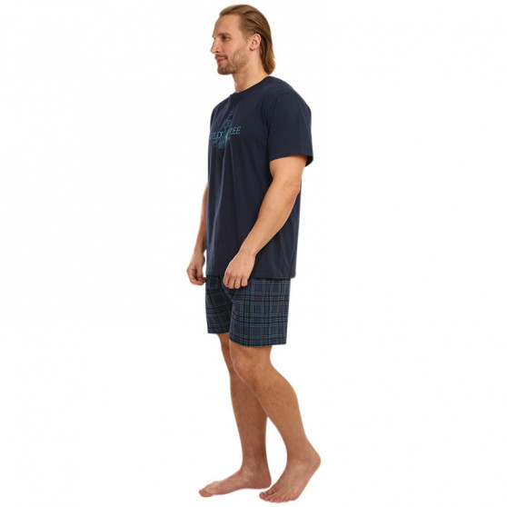 Muška pidžama Gino tamno plava (79118)