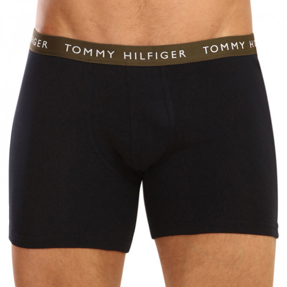 3PACK muške bokserice Tommy Hilfiger tamno plava (UM0UM02326 0SK)