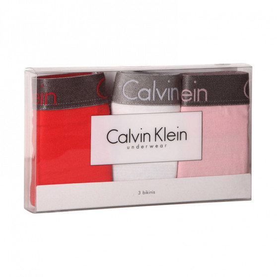 3PACK žensko donje rublje Calvin Klein višebojan (QD3561E-W5E)