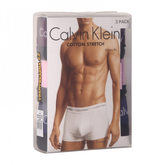 3PACK muške bokserice Calvin Klein crno (U2664G-WHX)