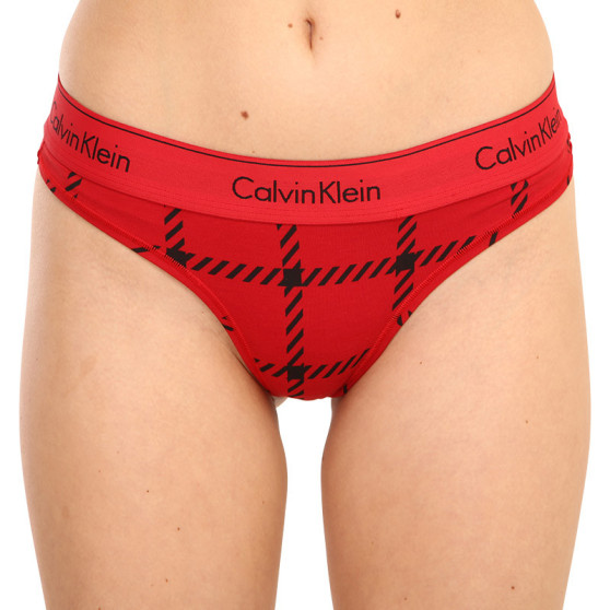 Ženske tange Calvin Klein Crvena (QF6861E-VGM)