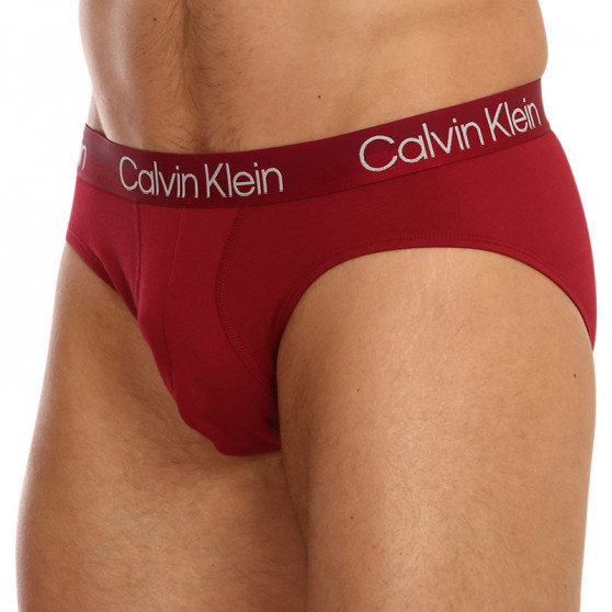 3PACK muške slip gaće Calvin Klein višebojan (NB2969A-UW7)
