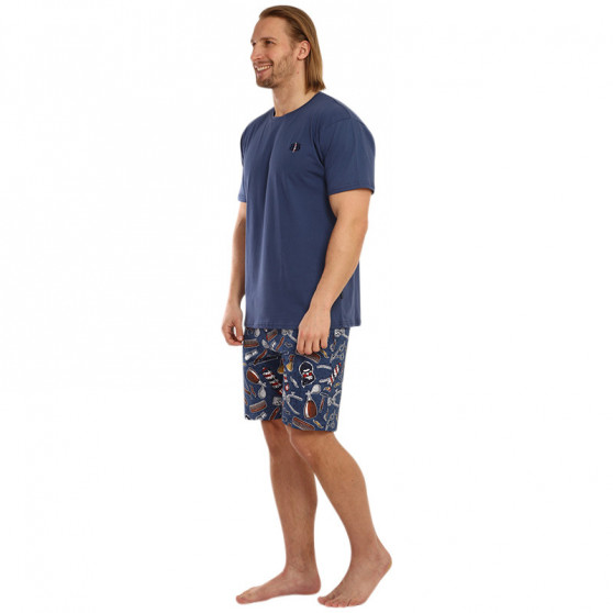 Muška pidžama Cornette Barber plava (326/191)