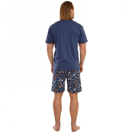 Muška pidžama Cornette Barber plava (326/191)