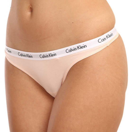 3PACK ženske tange Calvin Klein prevelik raznobojan (QD3800E-13X)
