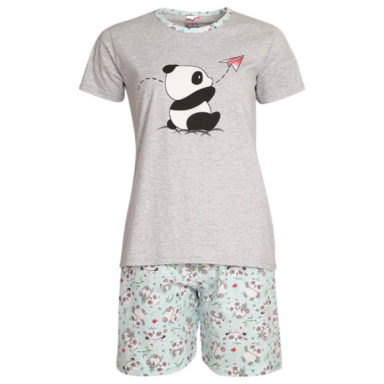 Djevojačka pidžama La Penna siva (LAP-Y-24250)