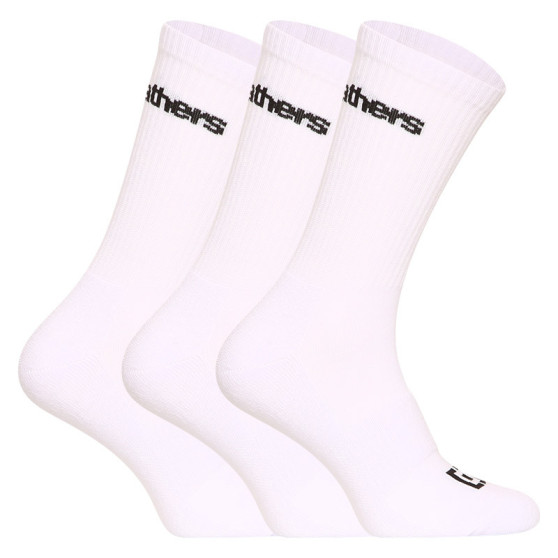 3PACK čarape Horsefeathers bijela (AA1077B)