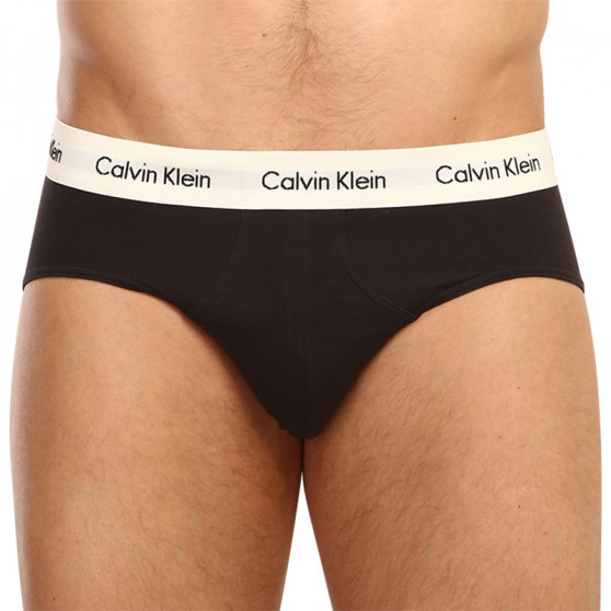 3PACK muške slip gaće Calvin Klein crno (U2661G-1UV)