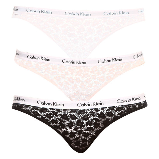 3PACK žensko donje rublje Calvin Klein višebojan (QD3926E-24X)