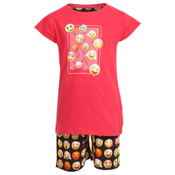 Djevojačka pidžama Cornette emotikoni (787/64)