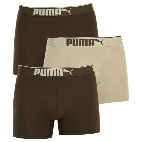 3PACK muške bokserice Puma zelena (100000896 009)