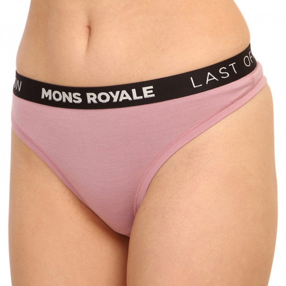 Ženske tange Mons Royale merino ružičasta (100311-1015-393)