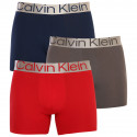 3PACK muške bokserice Calvin Klein višebojan (NB3131A-109)