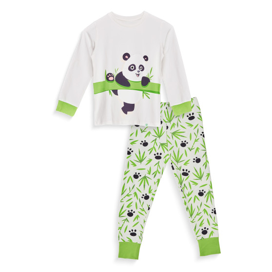 Vesele dječje pidžame Dedoles Panda i bambus (D-K-SW-KP-C-C-1443)