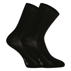 Čarape Gino bambus bešavna crna (82003)
