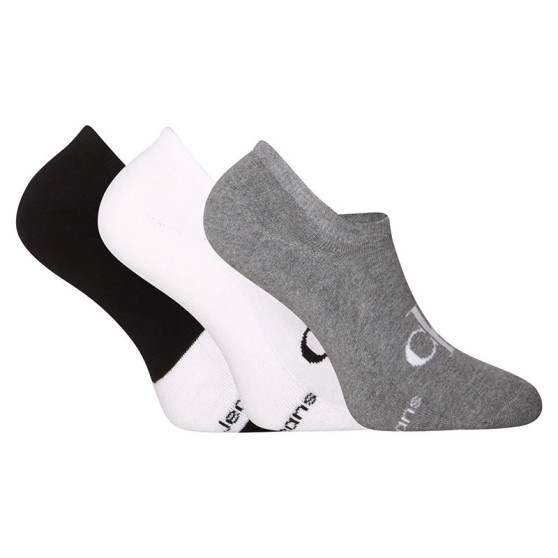 3PACK muške čarape Calvin Klein ekstra nisko višebojno (701218910 001)