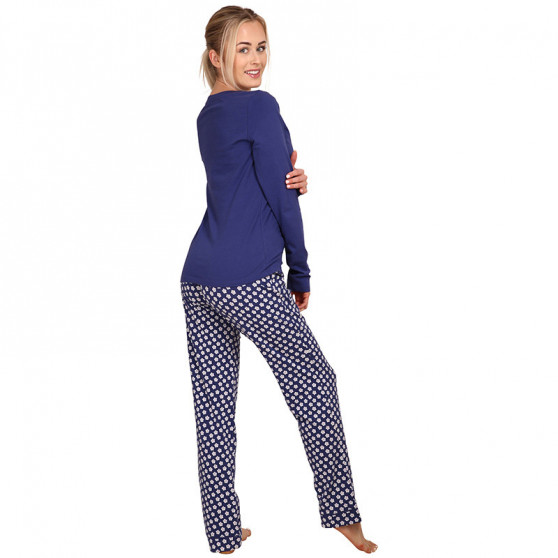 Ženska pidžama Calvin Klein plava (QS6141E-W7D)