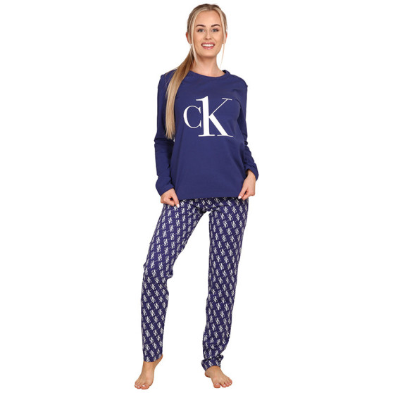 Ženska pidžama CK ONE plava (QS6773E-X00)
