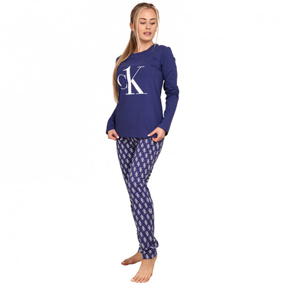 Ženska pidžama CK ONE plava (QS6773E-X00)