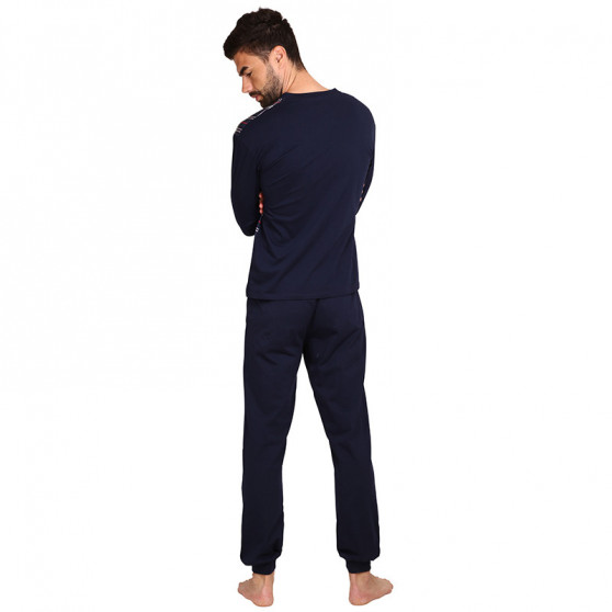Muška pidžama Foltýn tamno plava (FPD13)