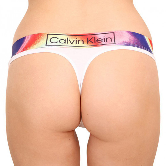 Ženske tange Calvin Klein prevelika bijela (QF6859E-100)