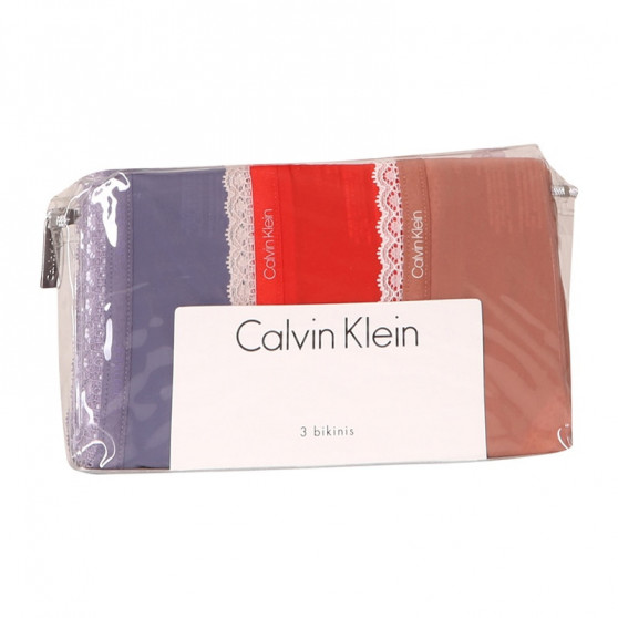 3PACK žensko donje rublje Calvin Klein višebojan (QD3804E-147)